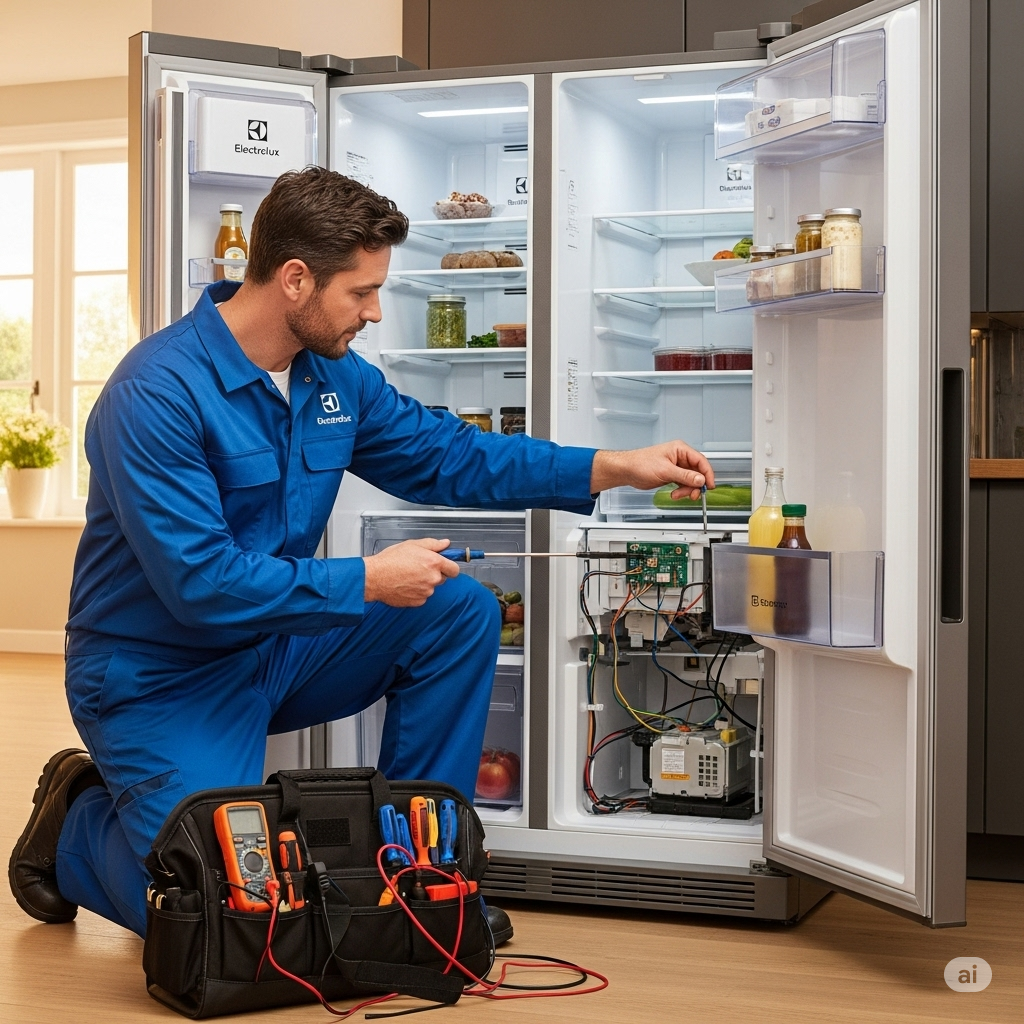 Reparación de refrigerador Electrolux UltraFresh (Inverter) a domicilio en Santiago, Chile