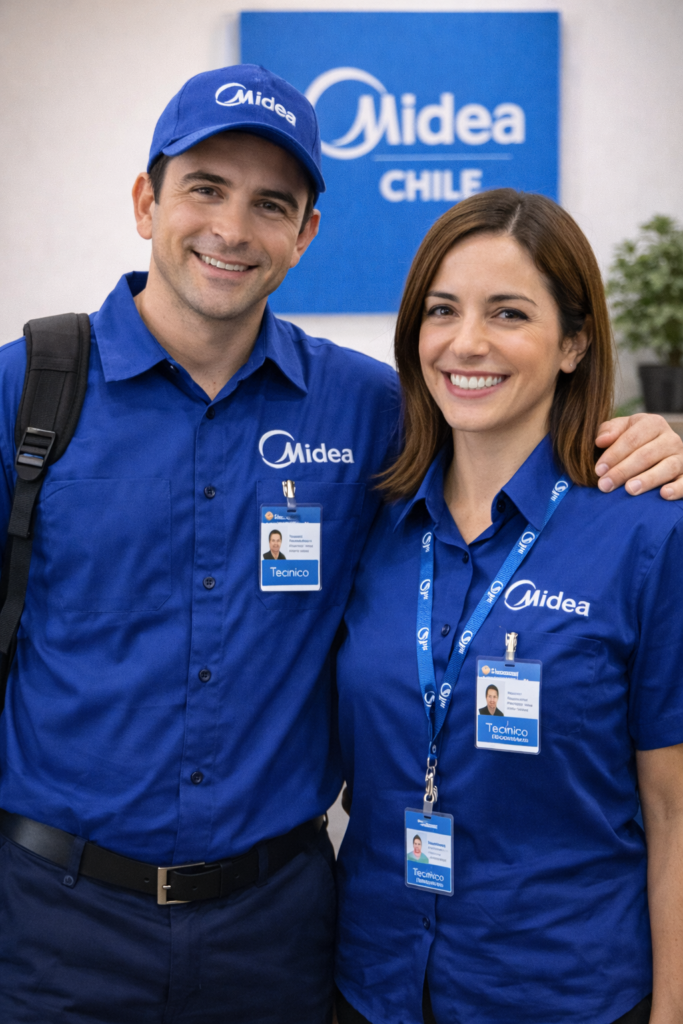 servicio técnico midea chile trabajando en santiago