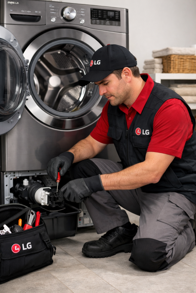 Reparación oficial de LG WashTower en Costa Rica - Panel Inteligente ThinQ