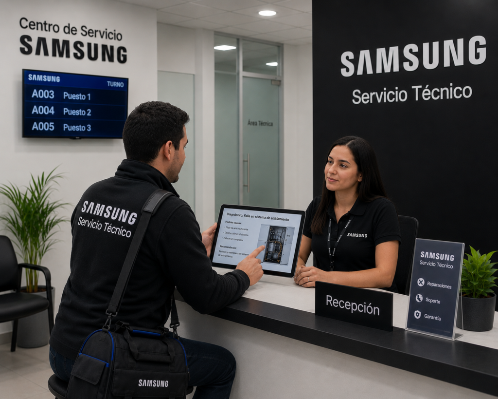 Pasos rápidos y transparentes para agendar servicio técnico Samsung a domicilio en El Salvador