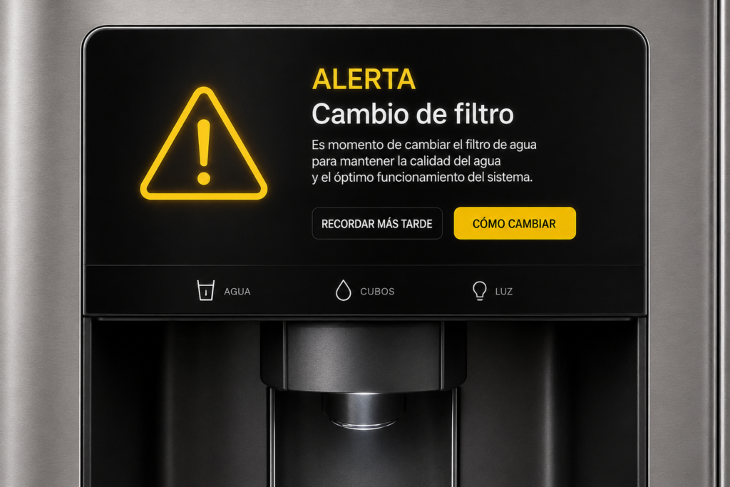 Alerta de cambio de filtro