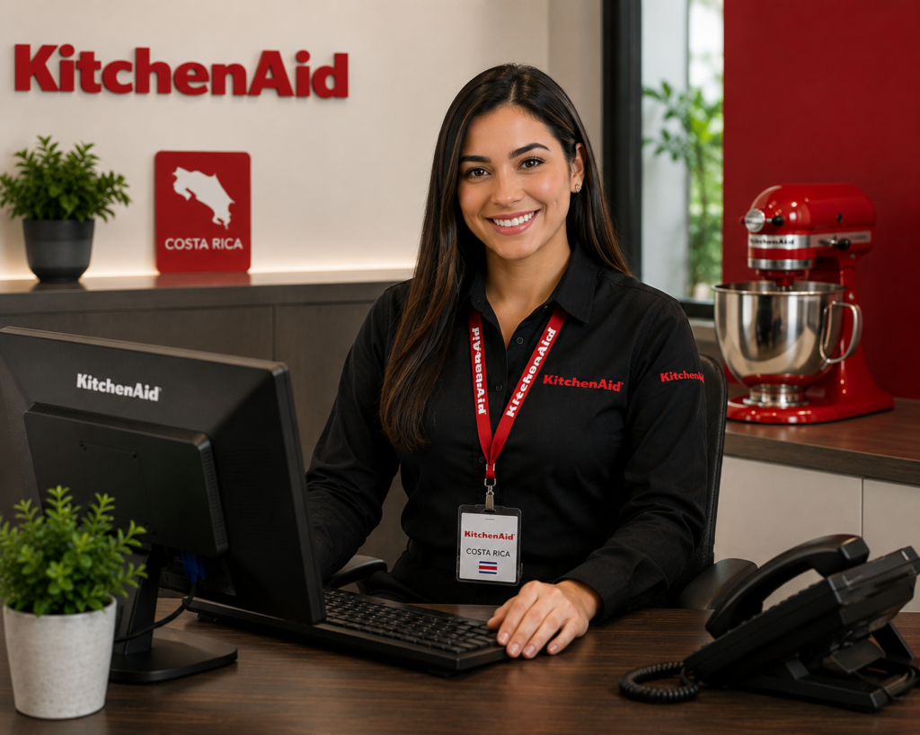 Secretaria de atención al cliente y asesoría KitchenAid Costa Rica coordinación de visitas