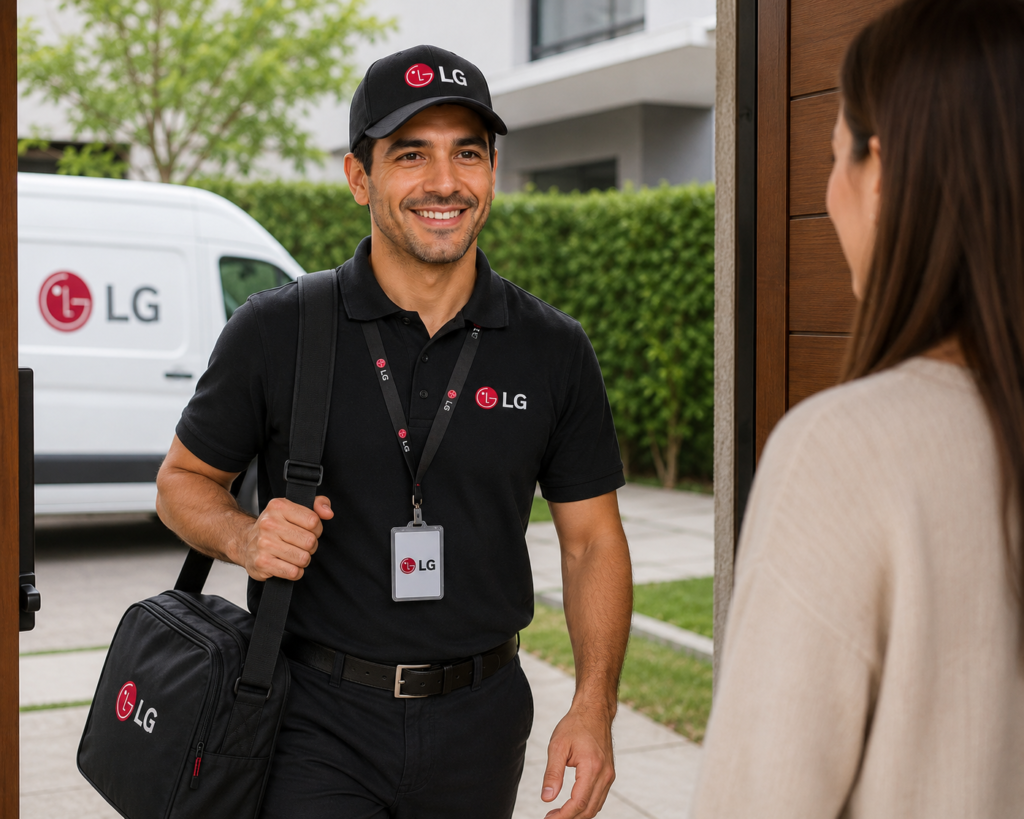 Unidad móvil de asistencia técnica LG en Costa Rica