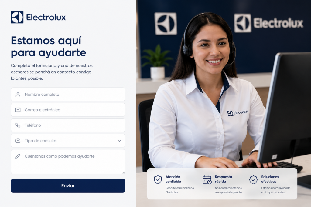 Visita técnica corporativa a domicilio Electrolux Panamá para diagnóstico con escáner de códigos de error complejos