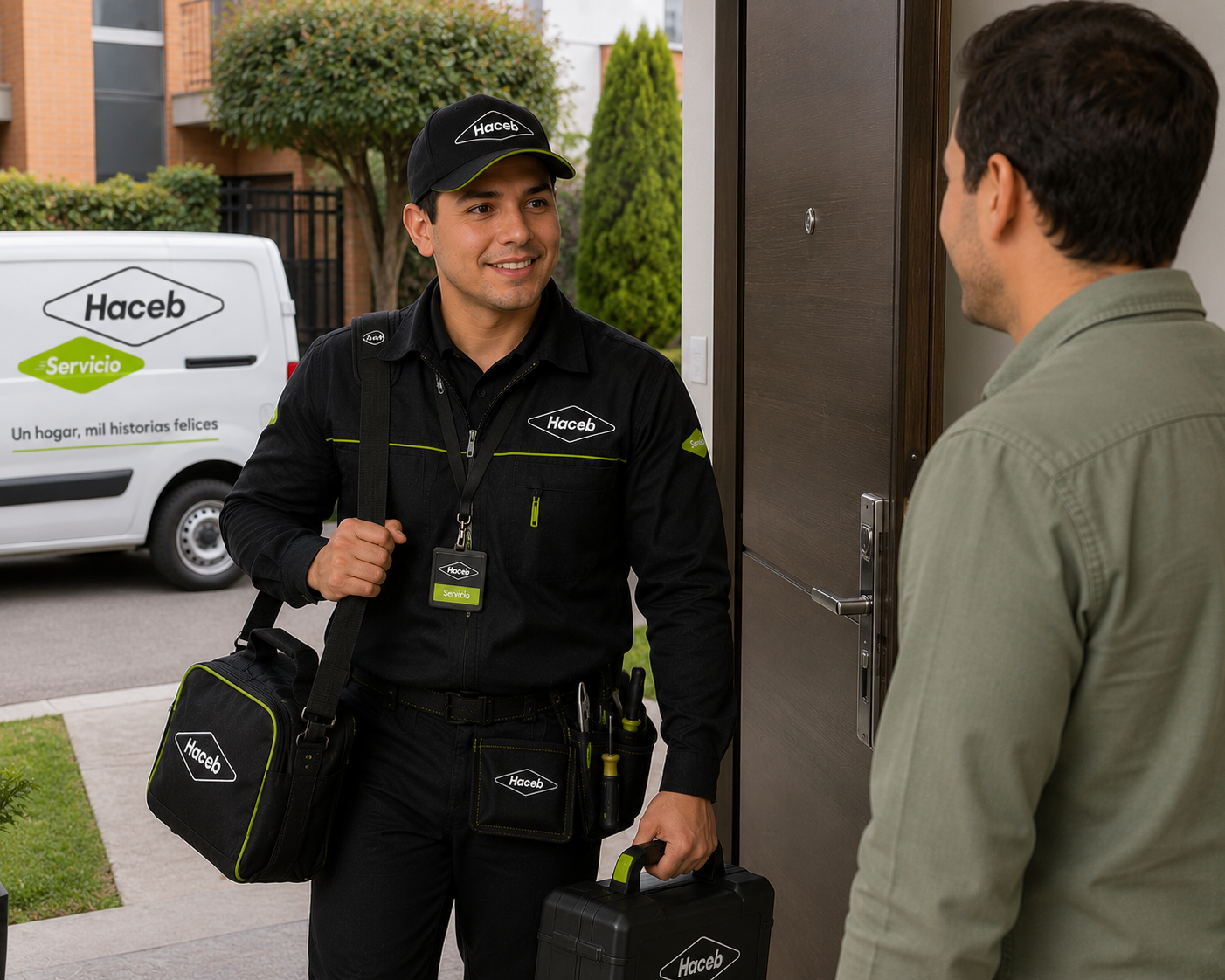 Técnico autorizado Haceb Bucaramanga llegando a domicilio en el Área Metropolitana para reparación urgente